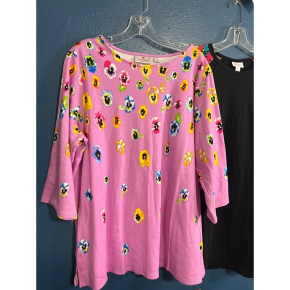 LuLaRoe ,Quacker Factory & BIBI XL Shirt Bundle - Picture 8 of 14